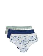 Jackie Lace - 3 Shorties Trusser, Tanga Briefs Navy Etam