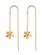 Wild Poppy Earchains Ørestickere Smykker Gold Pernille Corydon