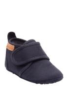Bisgaard Baby Cotton Slippers Hjemmesko Blue Bisgaard