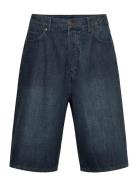 Astro Denim Loose Baggy Shorts Bottoms Shorts Denim Blue Weekday