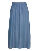 Fqcarly-Skirt Skirts Knee-length & Midi Skirts Blue FREE/QUENT