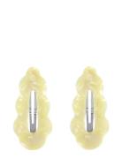 Wavy Buckle Clip // 2 Pcs Accessories Hair Accessories Hair Pins Yello...