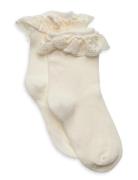 Nmfdertrud Sock Lil Sokker Strømper Cream Lil'Atelier