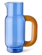 Pitcher Home Tableware Jugs & Carafes Water Carafes & Jugs Blue Studio...