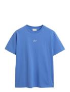 Small Graphic T-Shirt Tops T-Kortærmet Skjorte Blue GANT