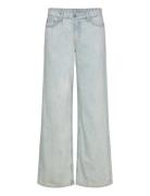 Ample Low Loose Jeans Bottoms Jeans Wide Blue Weekday