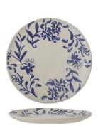 Petunia Tallerken Home Tableware Plates Small Plates Blue Bloomingvill...
