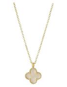 Clover Necklace Accessories Jewellery Necklaces Dainty Necklaces Gold ...