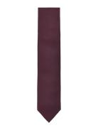 Polyester Tie 7 Cmpolyester Tie 7 Cm Slips Burgundy Lindbergh Black