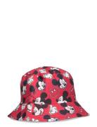 Bob Accessories Headwear Hats Bucket Hats Red Mickey Mouse