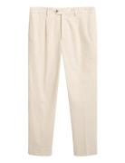 Slim Tapered Seersucker Suit Pants Bottoms Trousers Chinos Cream GANT