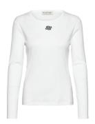 Pote Tops T-shirts & Tops Long-sleeved White Munthe