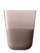 Drinkglas Arc Contrast Home Tableware Glass Drinking Glass Brown LSA I...