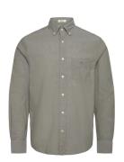 Reg Classic Poplin Shirt Tops Shirts Casual Grey GANT