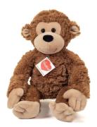 Monkey Ricky 32 Cm Toys Soft Toys Stuffed Animals Brown Teddy Hermann