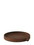 Inka Wood Tray Round Home Tableware Dining & Table Accessories Trays O...
