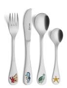 Children Cutlery Set, 4-P Home Meal Time Cutlery Nude Sola