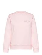 Reg Tonal Shield C-Neck Sweat Tops Sweatshirts & Hoodies Sweatshirts P...