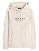Brand Love Hilfiger Hoodie Tops Sweatshirts & Hoodies Hoodies Cream To...