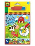 Colouring With Water - Farm Colouring Book Toys Creativity Drawing & C...
