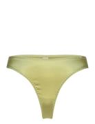 Brief Satin Thong G-streng Undertøj Navy Lindex