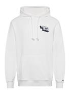 Tjm Stack Back Logo Hoodie Ext Tops Sweatshirts & Hoodies Hoodies Whit...