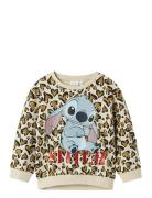 Nmfjanni Stitch Nreg Sweat Unb Wdi Tops Sweatshirts & Hoodies Sweatshi...