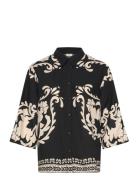 Jdymaggie Life Loose 3/4 Shirt Wvn Tops Shirts Long-sleeved Black JDY