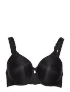 Hedona Covering Molded Bra Lingerie Bras & Tops Full Cup Bras Black CH...