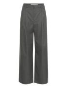Gzpaula Melange Mw Wide Pants Noos Bottoms Trousers Suitpants Grey Ges...