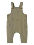 Nbmjobo Loose Sweat Overall Lil Bottoms Dungarees Khaki Green Lil'Atel...
