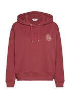 Small Logo Hoodie Tops Sweatshirts & Hoodies Hoodies Red Lee Jeans