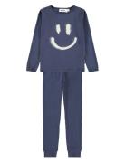 Lue Pyjamassæt Navy Molo