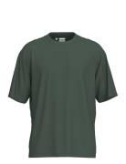 Slhlooseoscar Ss O-Neck Tee Noos Tops T-Kortærmet Skjorte Khaki Green ...