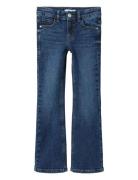 Nkfpolly Skinny Boot Jeans 8245-Md D Bottoms Jeans Wide Jeans Blue Nam...