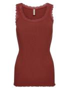Sc-Sarona Tops T-shirts & Tops Sleeveless Red Soyaconcept