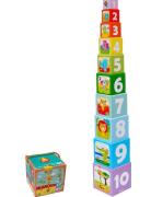 Little Bright S - 10 Stacking Cubes - Safari Toys Baby Toys Educationa...