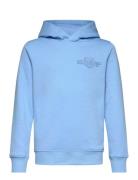 Tonal As Hoodie Tops Sweatshirts & Hoodies Hoodies Blue GANT