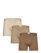 Stretch Cotton Boxer Brief 3-Pack Boxershorts Beige Polo Ralph Lauren