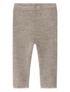 Nbfwang Wool Needle Legging Solid Noos Bottoms Leggings Beige Name It