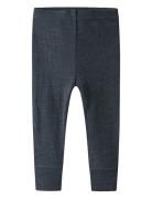 Nbnwax Wool Rib Legging Noos Bottoms Leggings Navy Name It