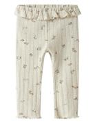 Nbflower Legging Bottoms Leggings Cream Name It