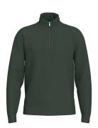 Slhemanuel Soft Zip High Neck Sweat Noos Tops Sweatshirts & Hoodies Sw...