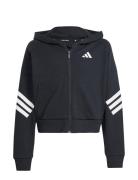 Jg Fi 3S Fz Tops Sweatshirts & Hoodies Hoodies Black Adidas Sportswear