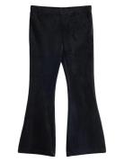 Leggings Flare Velour Solid Bottoms Leggings Black Lindex