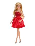 Mattel 80Th Anniversary Ruby-Red Celebration Fashion Doll Wearing Red ...