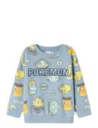 Nmmjazy Pokemon Nreg Sweat Unb Sky Tops Sweatshirts & Hoodies Sweatshi...