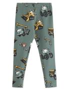 Leggings Working Vehicles Aop Bottoms Leggings Green Lindex