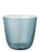 Hammered Tumbler Home Tableware Glass Drinking Glass Blue Broste Copen...