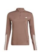 Hyglm 1/4Zip Sport Women Sport Clothing Sport Fleeces & Midlayers Brow...